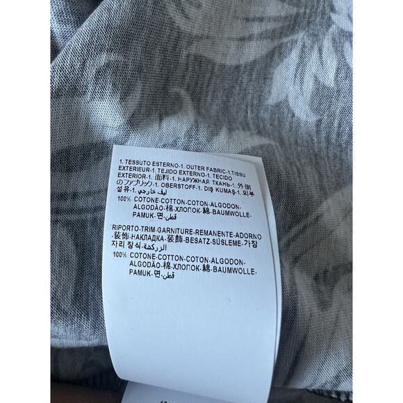 Versace Leafy Baroque Cotton Jersey T-Shirt Black/Gray 3XL 1019460 NWT $625 - Picture 9 of 14